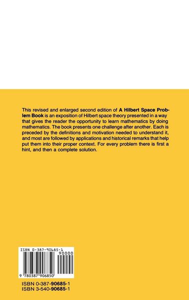 Produktbild: A Hilbert Space Problem Book