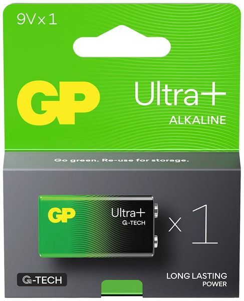 Produktbild: GP Ultra Plus 9V Block-Batterie Alkali-Mangan 9V 1St.
