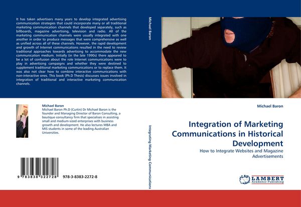 Produktbild: Integration of Marketing Communications in Historical Development