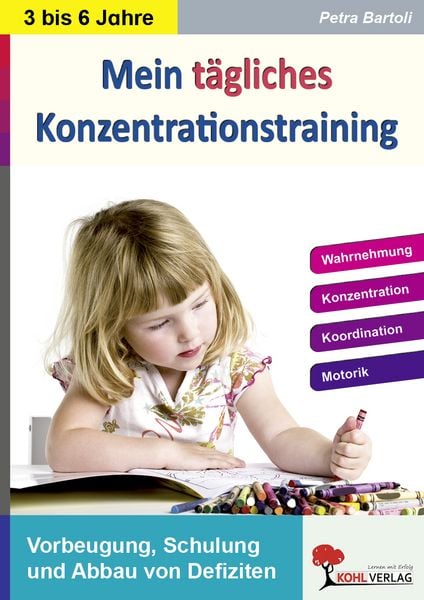 Produktbild: Mein t&auml;gliches Konzentrationstraining Kindergarten und Vorschule