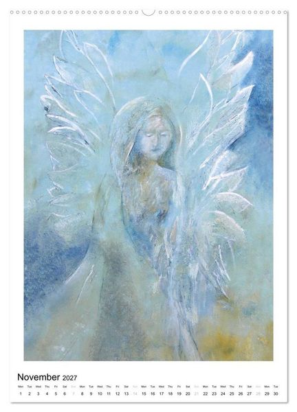 Produktbild: Angel paintings (High Quality Premium Wall Calendar 2027 DIN A2 portrait),CALVENDO 12 Month Wall Calendar