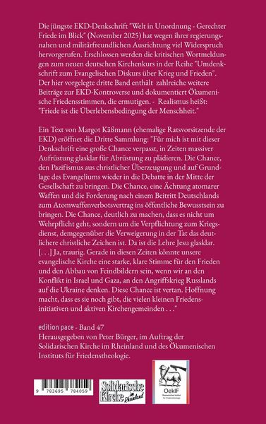 Produktbild: Umdenkschrift III zum Evangelischen Diskurs &uuml;ber Krieg und Frieden