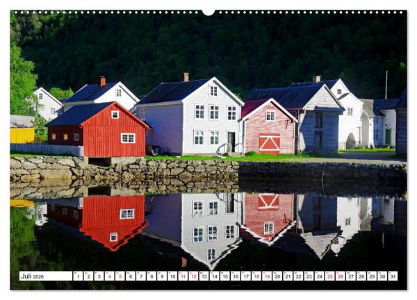 Produktbild: Skandinavische Impressionen - Oasen der Ruhe (hochwertiger Premium Wandkalender 2026 DIN A2 quer), Kunstdruck in Hochglanz