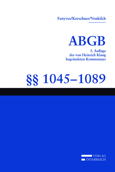 Produktbild: Gro&szlig;kommentar zum ABGB - Klang Kommentar