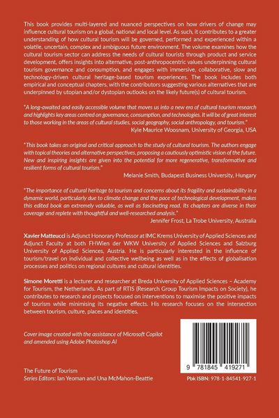 Produktbild: The Future of Cultural Tourism
