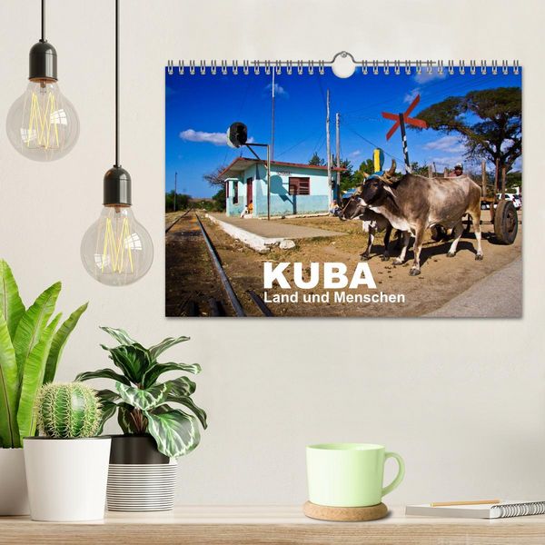 Produktbild: KUBA - Land und Menschen (Wandkalender 2026 DIN A4 quer), CALVENDO Monatskalender