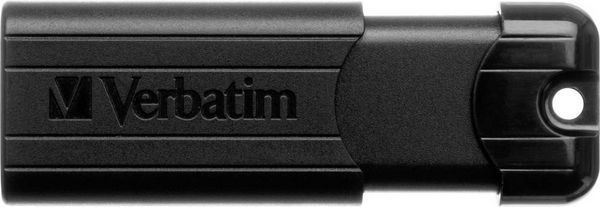Produktbild: VERBATIM USB 3.0 Drive 64GB Pinstripe, schwarz