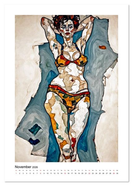 Produktbild: Expressionistische Ans&auml;tze in der Kunst der Moderne (Tischkalender 2026 DIN A5 hoch), CALVENDO Monatskalender