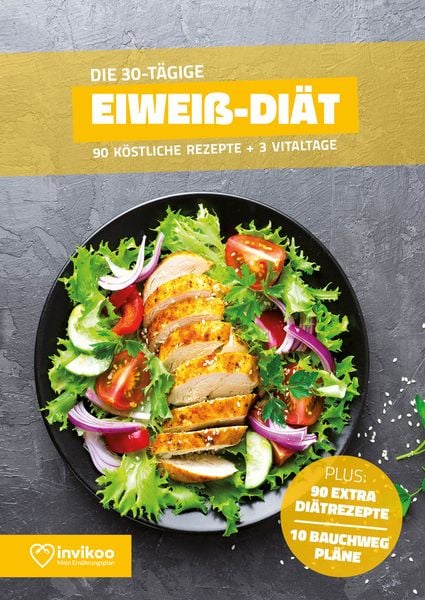 Eiweiß Diät - Ernährungsplan zum Abnehmen für 30 Tage, Gebundene Ausgabe von Peter Kmiecik, Invikoo Verlag, 978-3-948938-04-8
