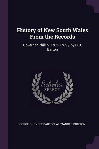 Produktbild: History of New South Wales From the Records