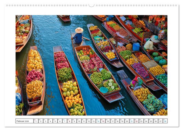 Produktbild: City Dreams & Travel Vibes (Wandkalender 2026 DIN A2 quer), CALVENDO Monatskalender