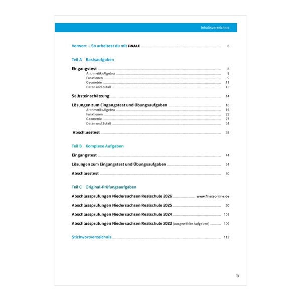 Produktbild: FiNALE Pr&uuml;fungstraining Abschluss Integrierte Gesamtschule Niedersachsen