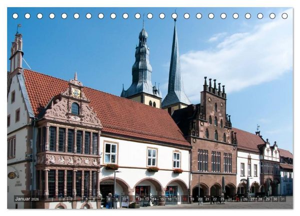 Produktbild: Malerisches Lemgo (Tischkalender 2026 DIN A5 quer), CALVENDO Monatskalender