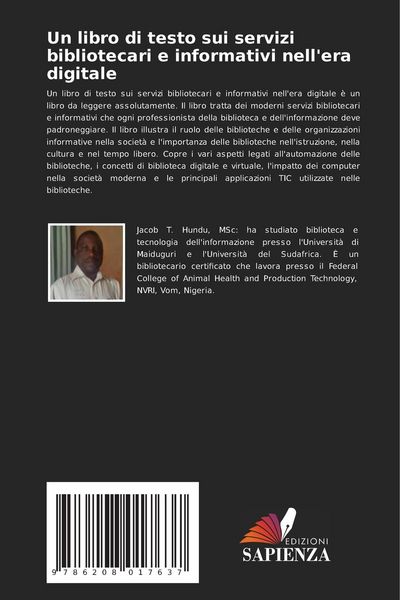 Produktbild: Un libro di testo sui servizi bibliotecari e informativi nell'era digitale