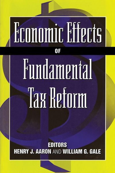 Produktbild: Economic Effects of Fundamental Tax Reform
