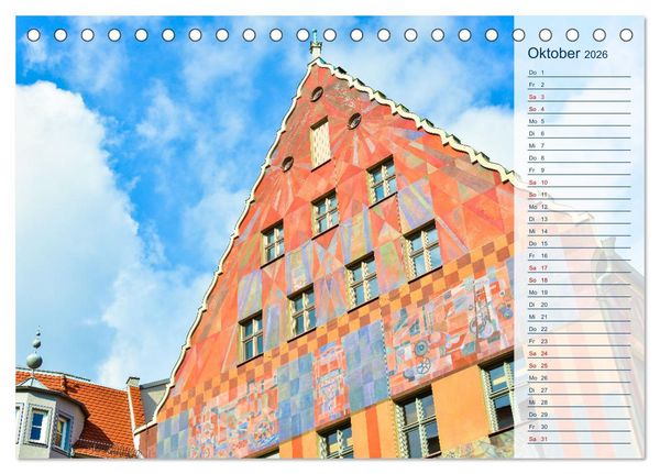 Produktbild: Romantisches Augsburg (Tischkalender 2026 DIN A5 quer), CALVENDO Monatskalender