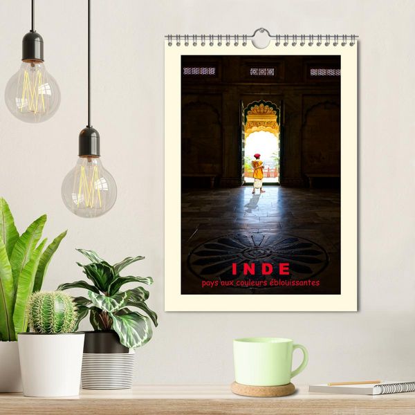 Produktbild: INDE pays aux couleurs &eacute;blouissantes (Calendrier mural 2026 DIN A4 horizontal), CALVENDO calendrier mensuel