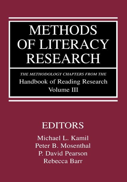 Produktbild: Methods of Literacy Research