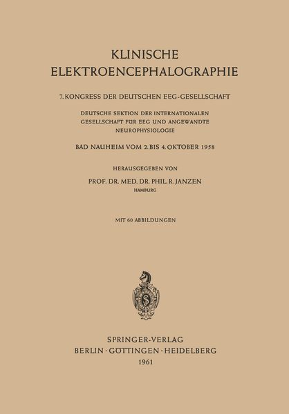 Produktbild: Klinische Elektroencephalographie