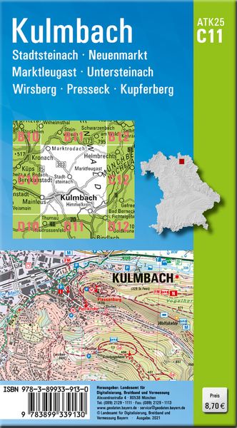 Produktbild: ATK25-C11 Kulmbach (Amtliche Topographische Karte 1:25000)