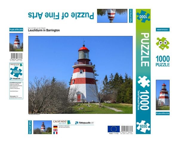 Produktbild: CALVENDO Puzzle Leuchtturm in Barrington | 1000 Teile Lege-Gr&ouml;&szlig;e 64x48cm Foto-Puzzle f&uuml;r gl&uuml;ckliche Stunden