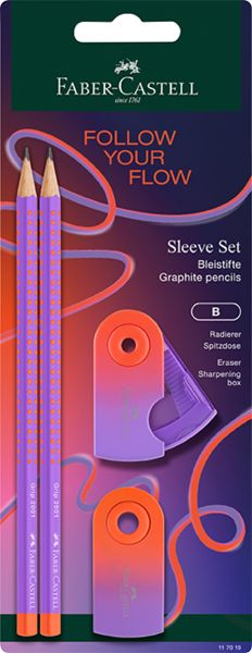Produktbild: Faber-Castell Schreibset Grip Flow Edition Punchy Melon