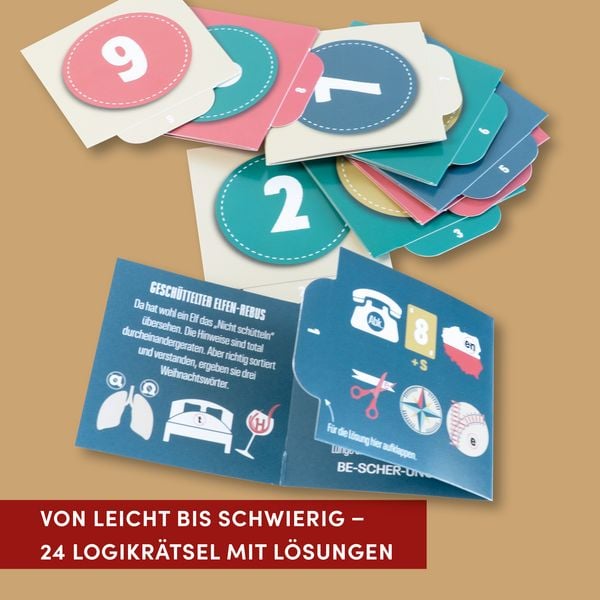Produktbild: Der Kopfnussknacker &ndash; R&auml;tsel-Adventskalender