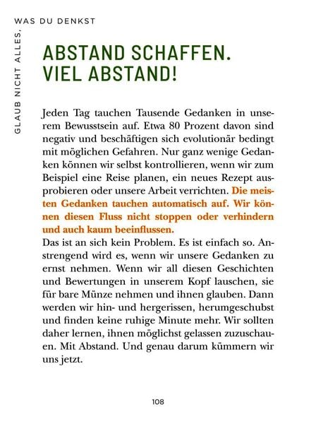Produktbild: Die 1-Minuten-Strategie gegen Overthinking