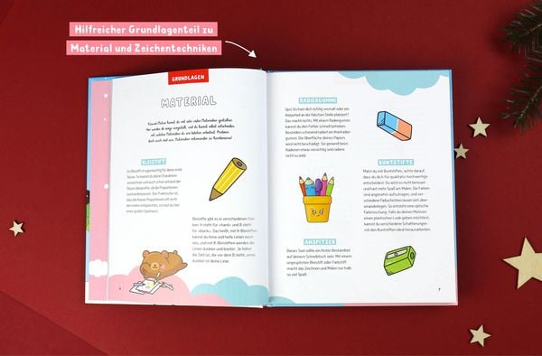 Produktbild: Mein Kawaii-Adventskalender-Buch: Cute Christmas