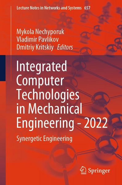Produktbild: Integrated Computer Technologies in Mechanical Engineering - 2022