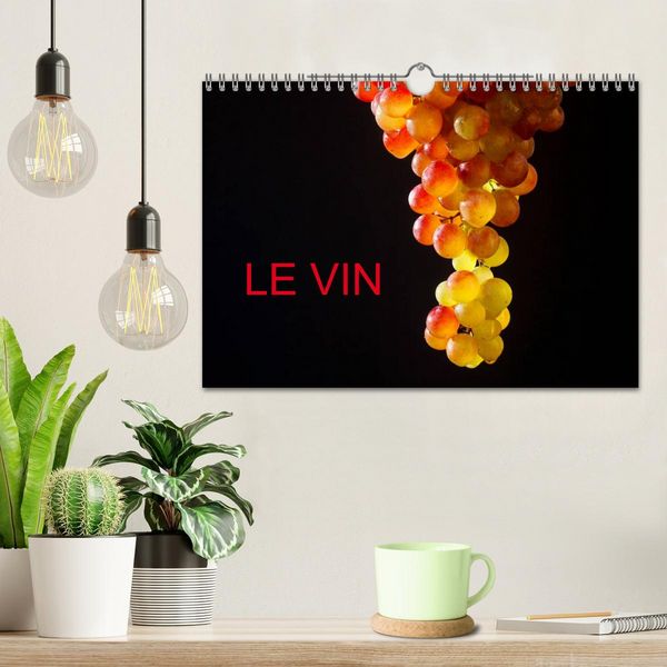 Produktbild: LE VIN (Calendrier mural 2026 DIN A4 vertical), CALVENDO calendrier mensuel