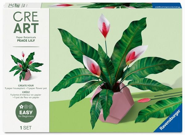 Produktbild: CreArt Paper Botanicals - DIY Paperblumen-Set Friedenslilie