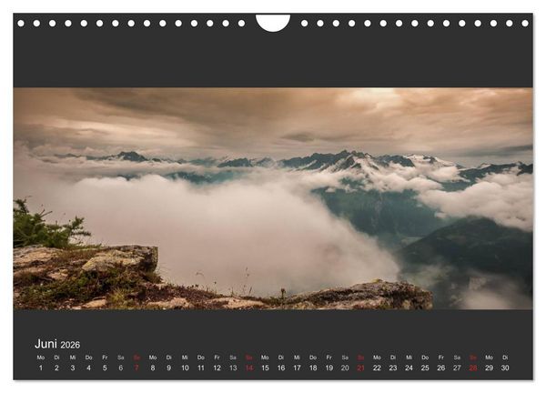 Produktbild: Alpenpanorama 2026 (Wandkalender 2026 DIN A4 quer), CALVENDO Monatskalender