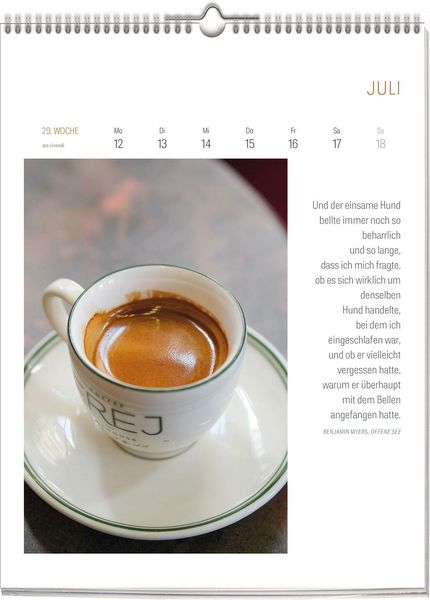 Produktbild: Literarischer Caf&eacute; Kalender 2027