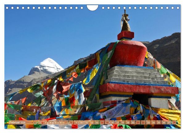 Produktbild: Tsch&ouml;rten, Architektur des Himalaya (Wandkalender 2026 DIN A4 quer), CALVENDO Monatskalender