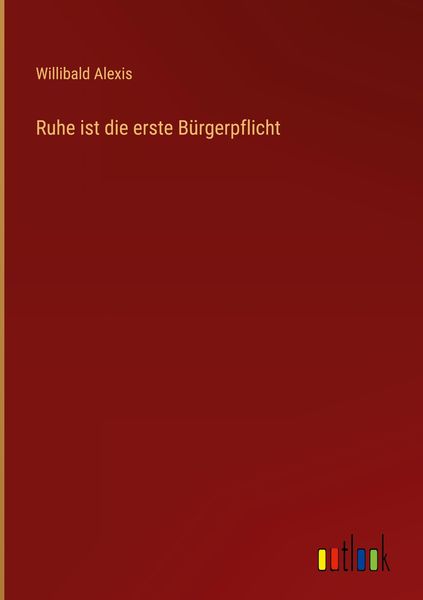 Produktbild: Ruhe ist die erste B&uuml;rgerpflicht