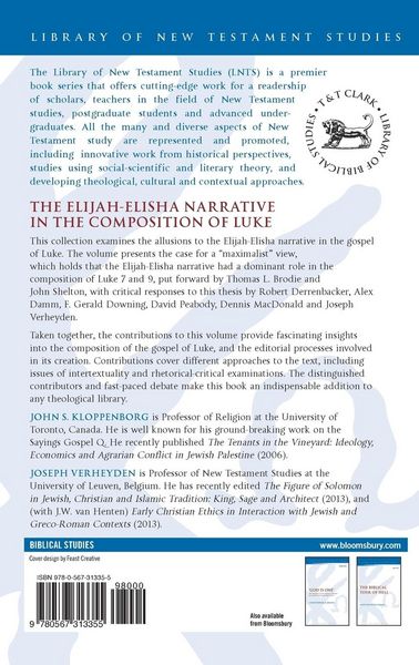 Produktbild: The Elijah-Elisha Narrative in the Composition of Luke