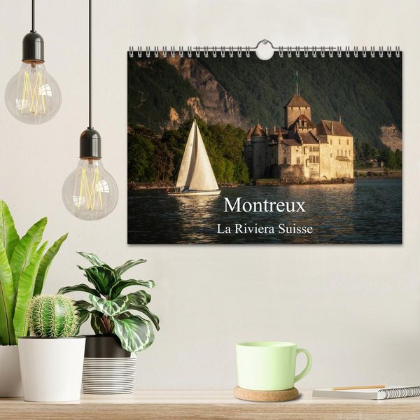 Produktbild: Montreux, la Riviera Suisse (Calendrier mural 2026 DIN A4 vertical), CALVENDO calendrier mensuel