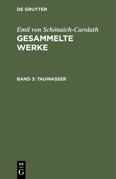 Produktbild: Tauwasser
