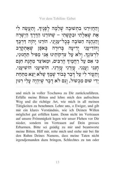 Produktbild: Tehillim Schma Kolenu