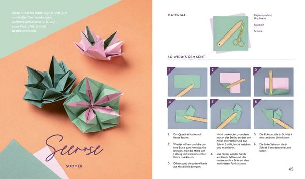Produktbild: Origami-Flowers &ndash; Wundersch&ouml;ne Bl&uuml;ten zum Dekorieren & Verschenken