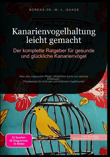 Produktbild: Vogel (DE) / Kanarienvogelhaltung leicht gemacht: Der komplette Ratgeber f&uuml;r gesunde und gl&uuml;ckliche Kanarienv&ouml;gel