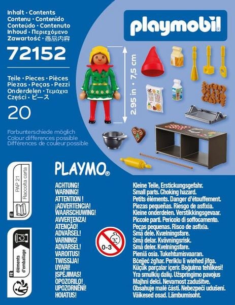 Produktbild: 72152 Weihnachtself mit Pl&auml;tzchen