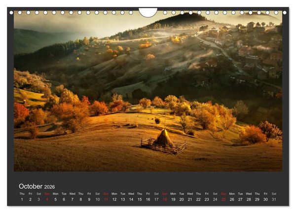 Produktbild: Adorable Nature - Images from Bulgaria / UK-Version (Wall Calendar 2026 DIN A4 landscape), CALVENDO 12 Month Wall Calendar