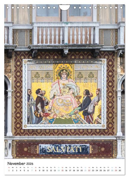 Produktbild: Venedig - Magische Impressionen (Wandkalender 2026 DIN A4 hoch), CALVENDO Monatskalender
