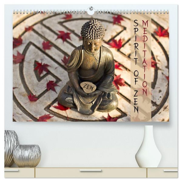 Produktbild: SPIRIT OF ZEN Meditation (hochwertiger Premium Wandkalender 2026 DIN A2 quer), Kunstdruck in Hochglanz