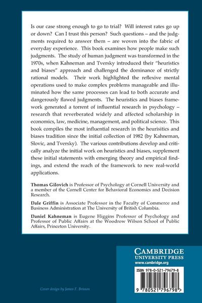 Produktbild: Heuristics and Biases