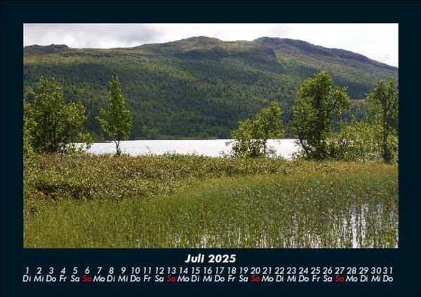 Produktbild: Naturlandschaften 2025 Fotokalender DIN A5