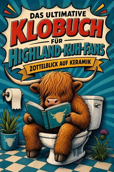 Produktbild: Das ultimative Klobuch f&uuml;r Highland-Kuh-Fans