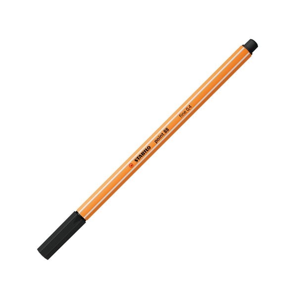 Produktbild: STABILO Fineliner -   point 88 - 10er Pack Office - 4 x schwarz, 3 x blau, 2 x rot, 1 x gr&uuml;n